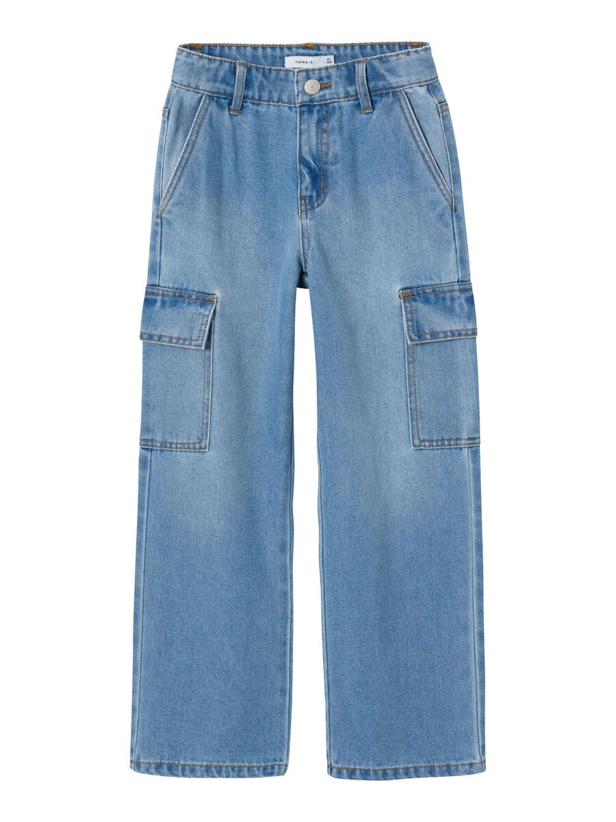 WIJDE PIJPEN CARGO JEANS