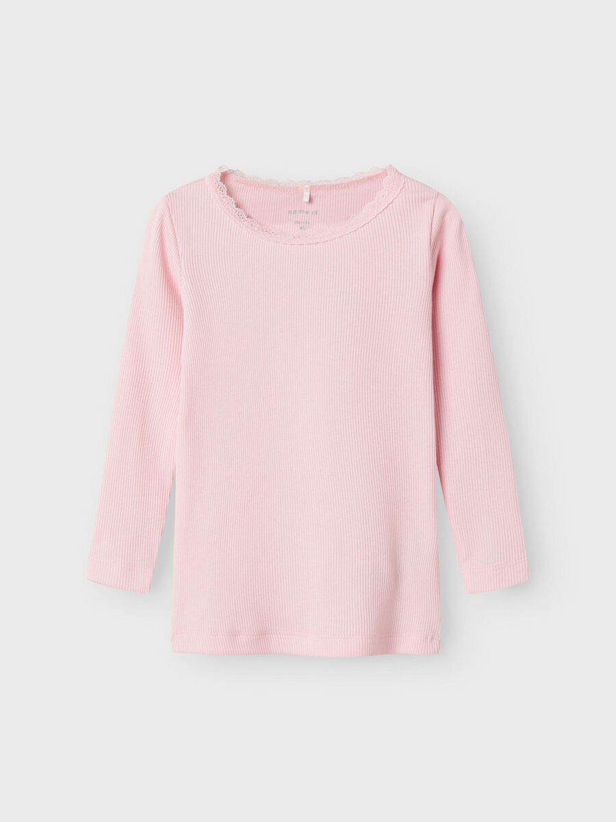BASIC TOP MET LANGE MOUWEN