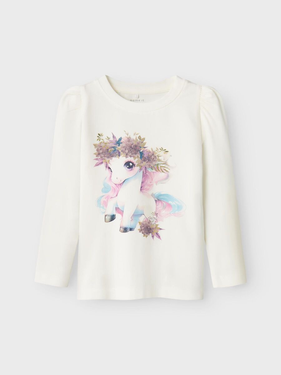 REGULAR FIT TOP MET LANGE MOUWEN