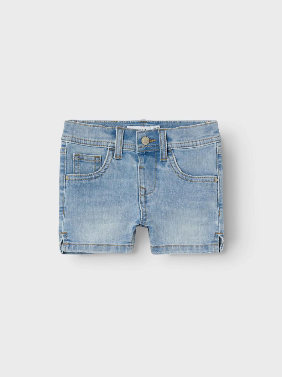 SLIM FIT DENIM SHORT