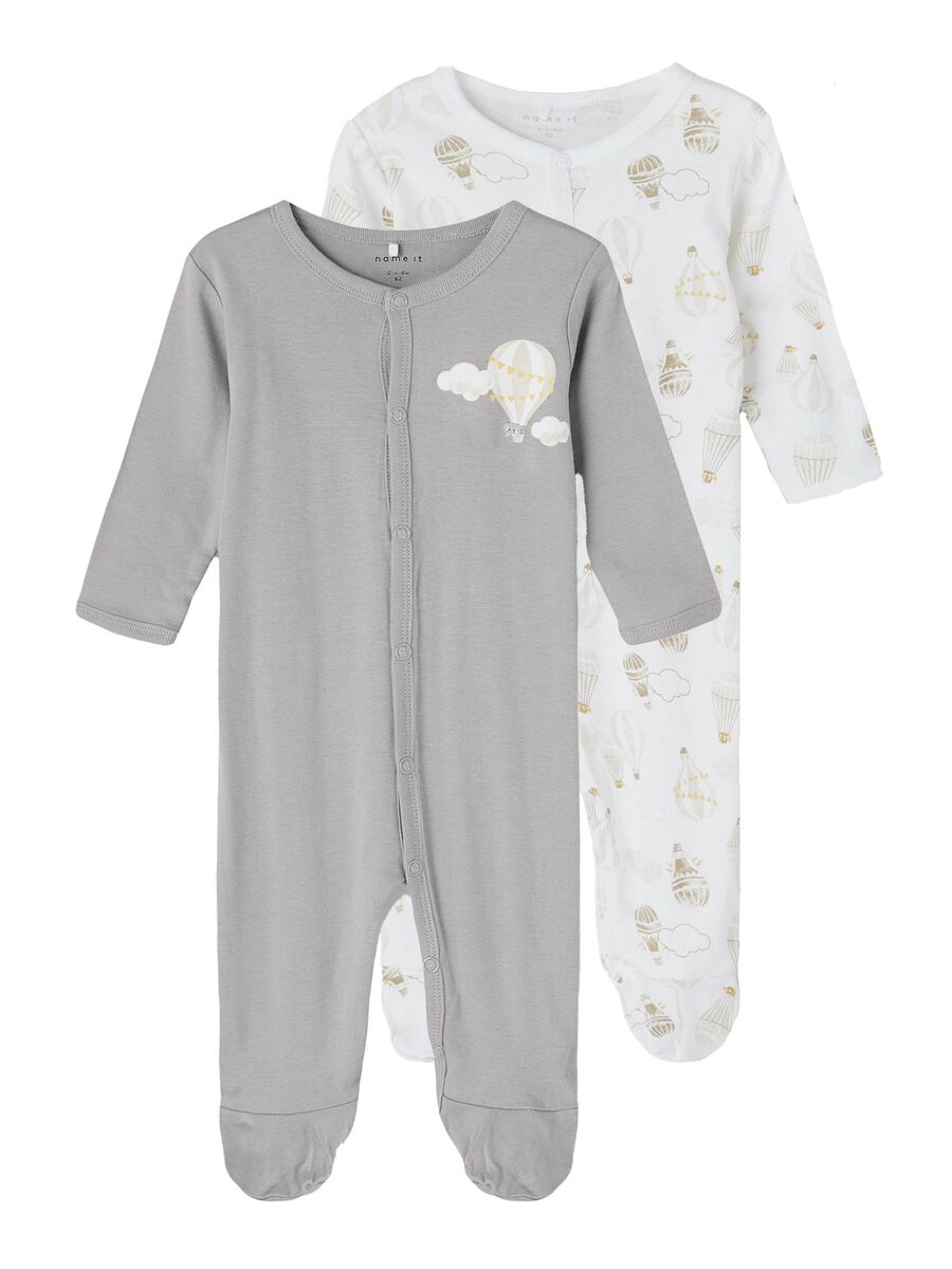 2-PACK DRUKKNOPEN PYJAMA