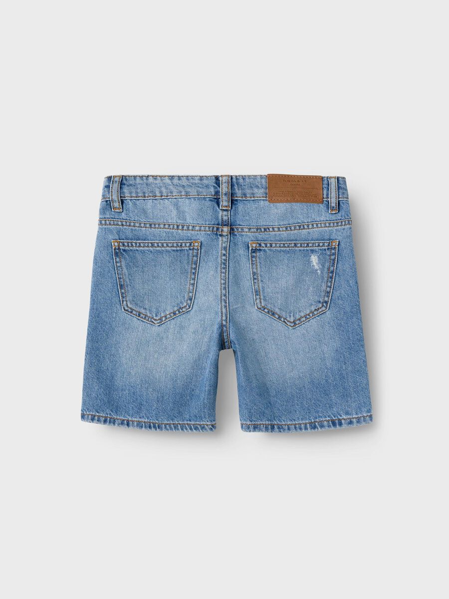 LOOSE FIT DENIM SHORT
