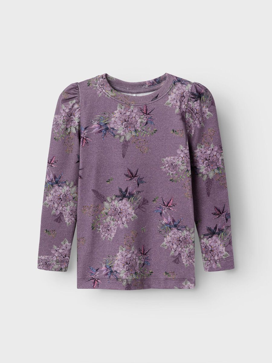 SLIM FIT TOP MET LANGE MOUWEN