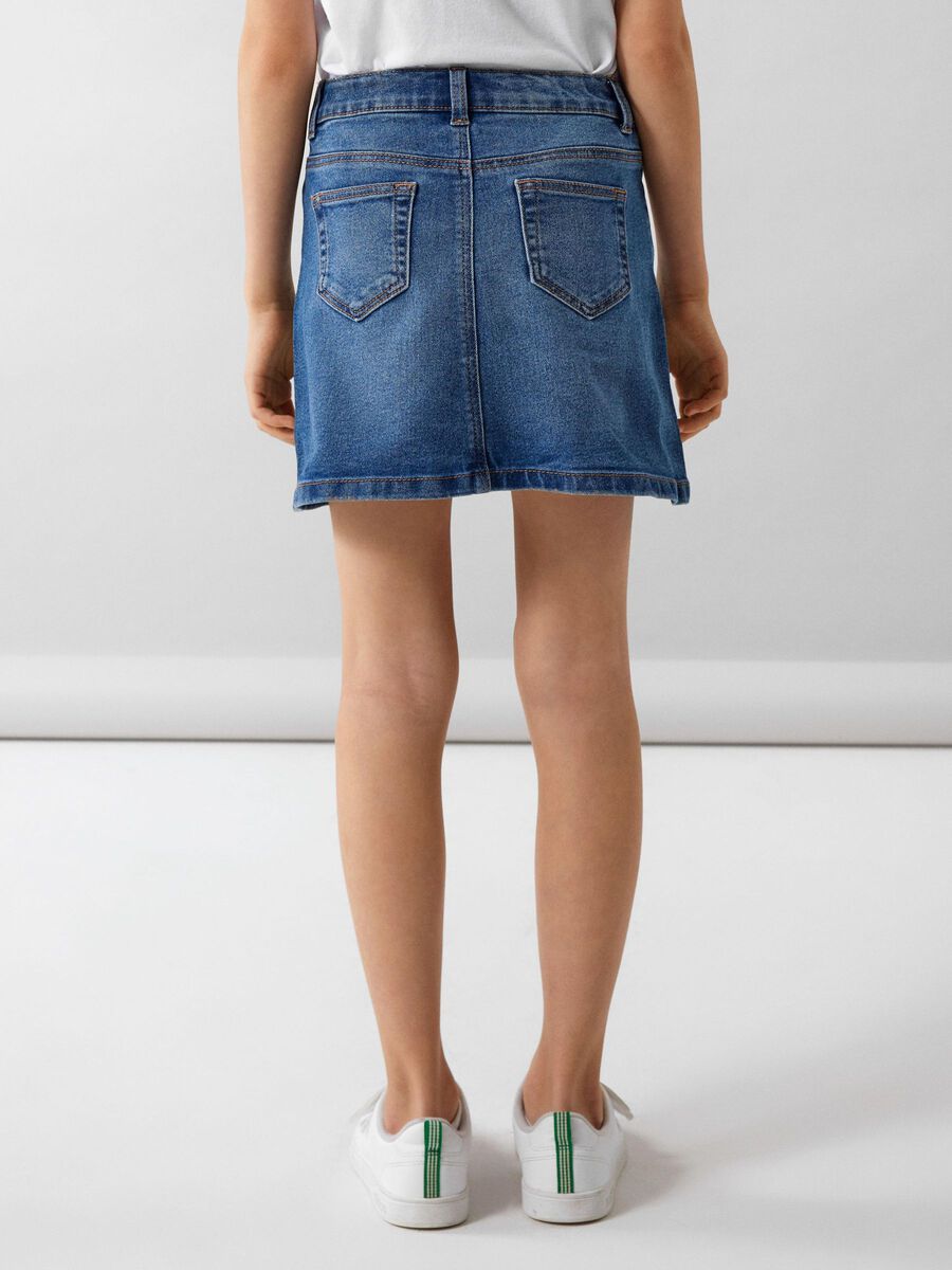 KORTE DENIM ROK