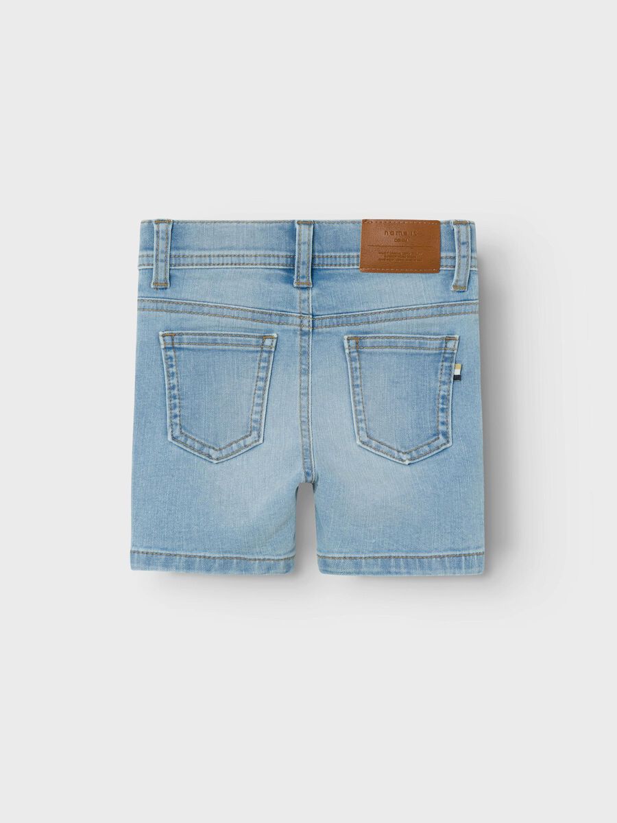 SLIM FIT DENIM SHORT