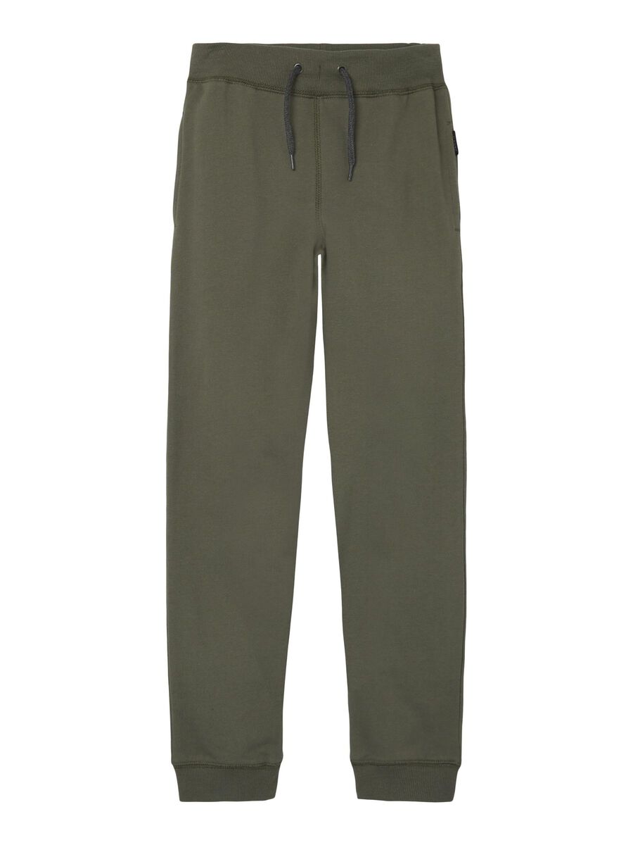 EFFEN GEKLEURDE SWEATBROEK