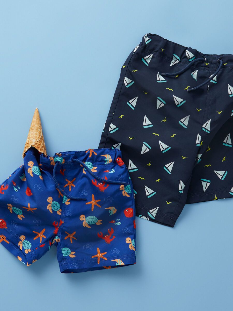 PRINT ZWEMSHORTS