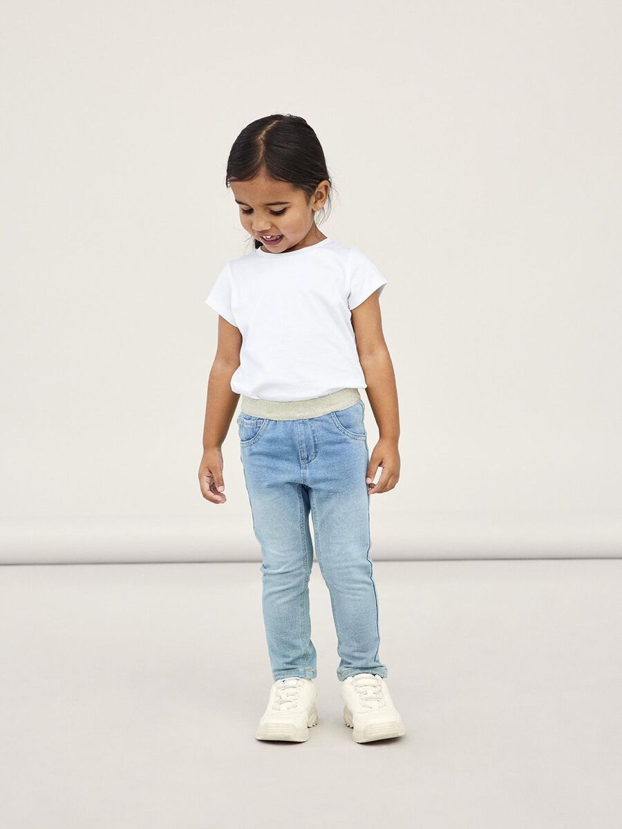 SLIM-FIT DENIM LEGGING