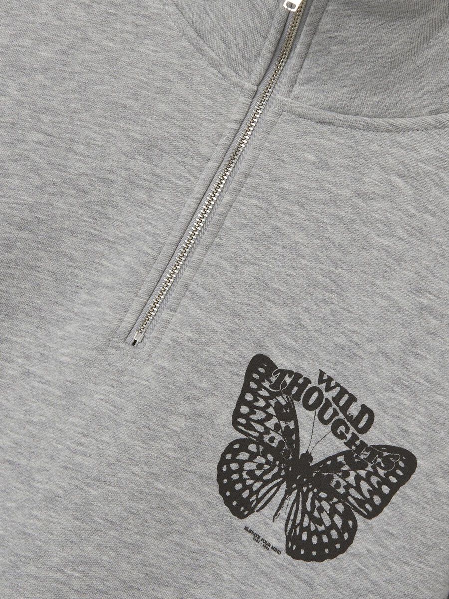 HALVE RITS SWEATSHIRT