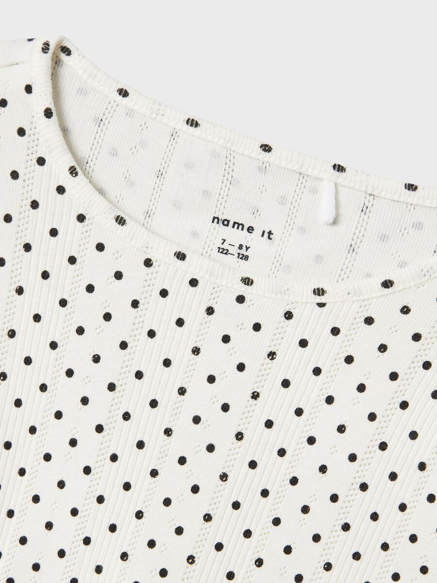 BIOLOGISCH KATOEN TOP MET LANGE MOUWEN