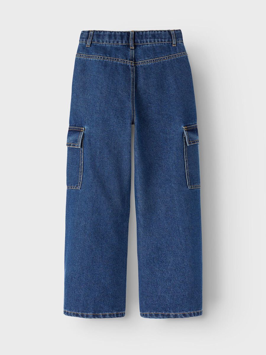 WIJDE PIJPEN CARGO JEANS