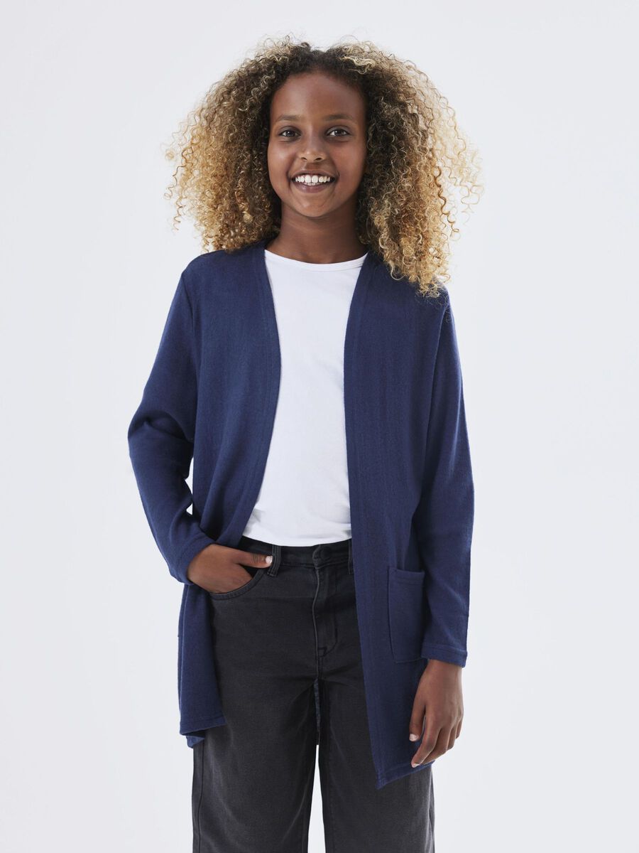 LANGE PASVORM GEBREID VEST