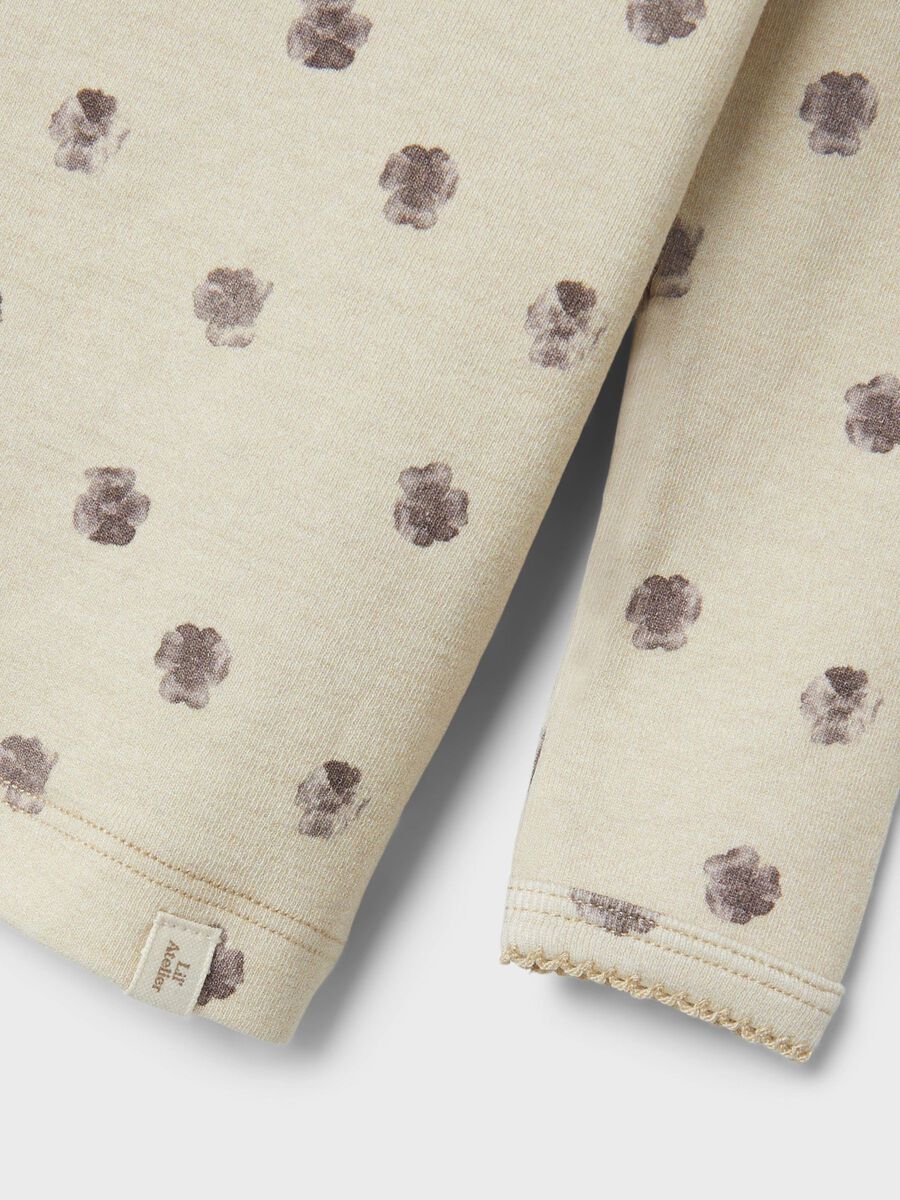 SLIM FIT TOP MET LANGE MOUWEN