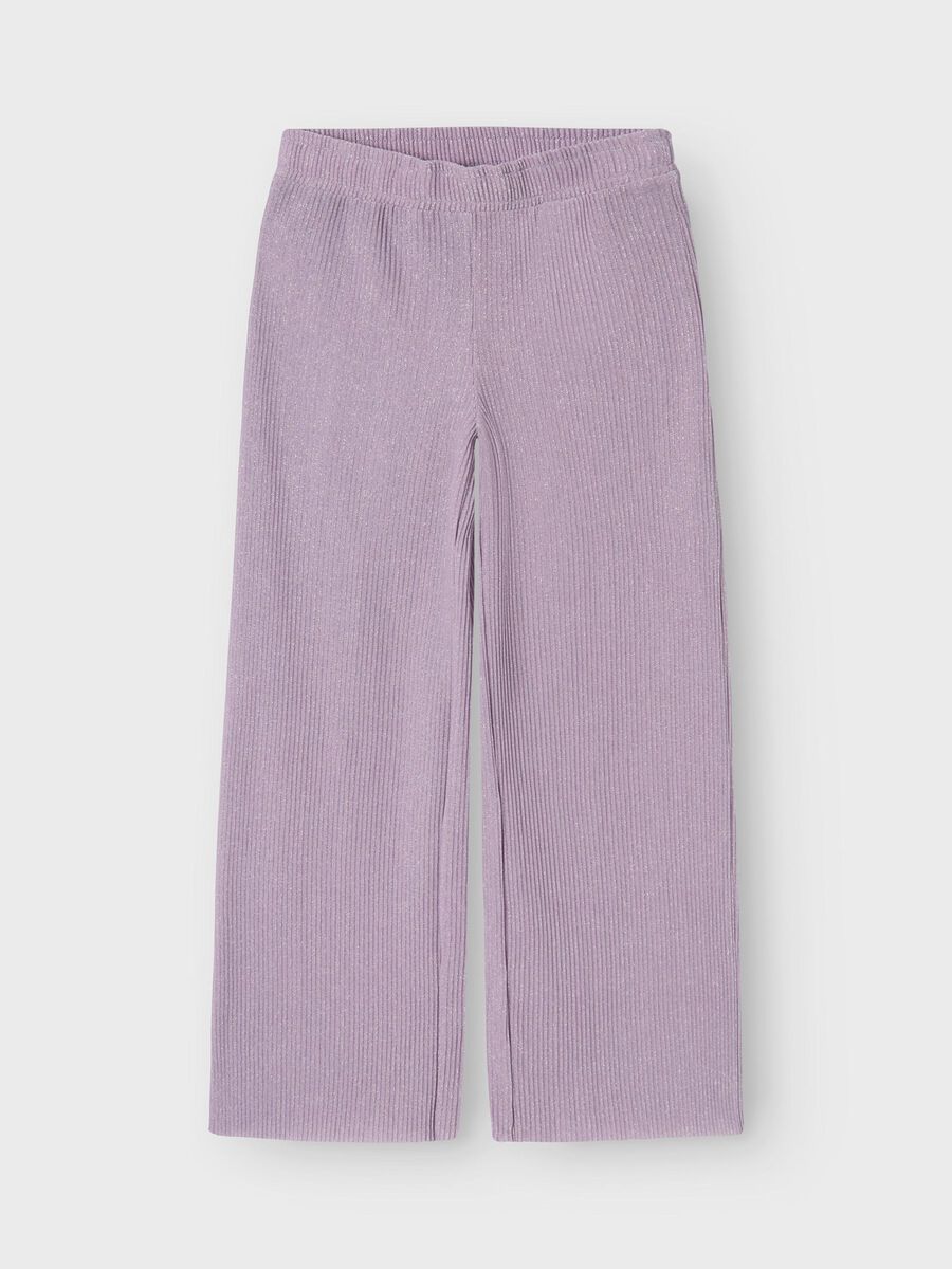 WIDE LEG GLITTER BROEK