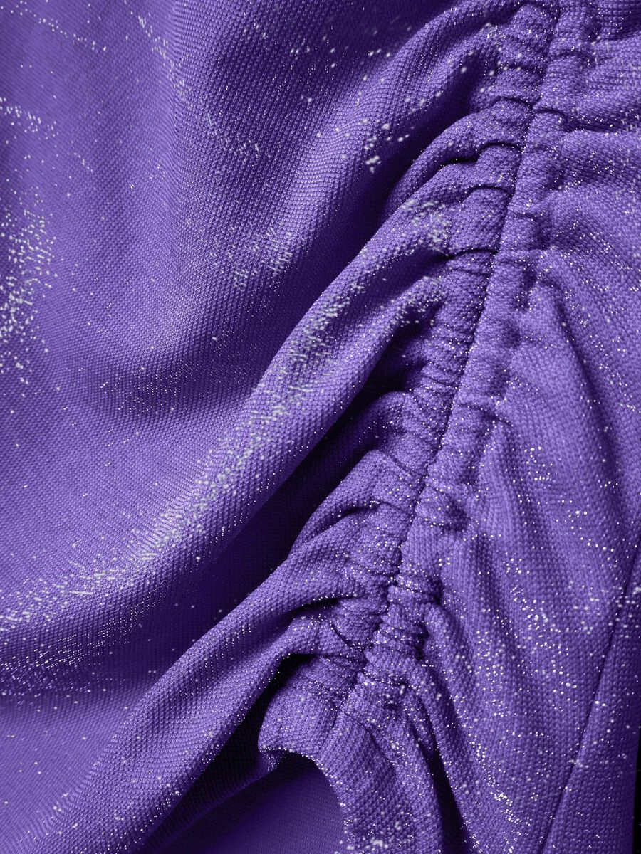 GLITTER TOP MET LANGE MOUWEN