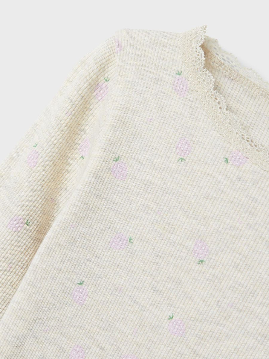 PRINT TOP MET LANGE MOUWEN