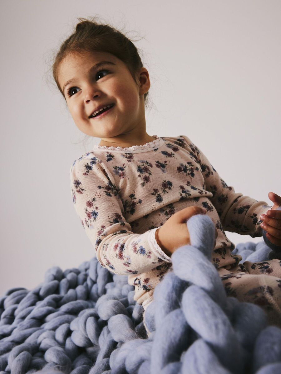 MERINO WOL TOP MET LANGE MOUWEN