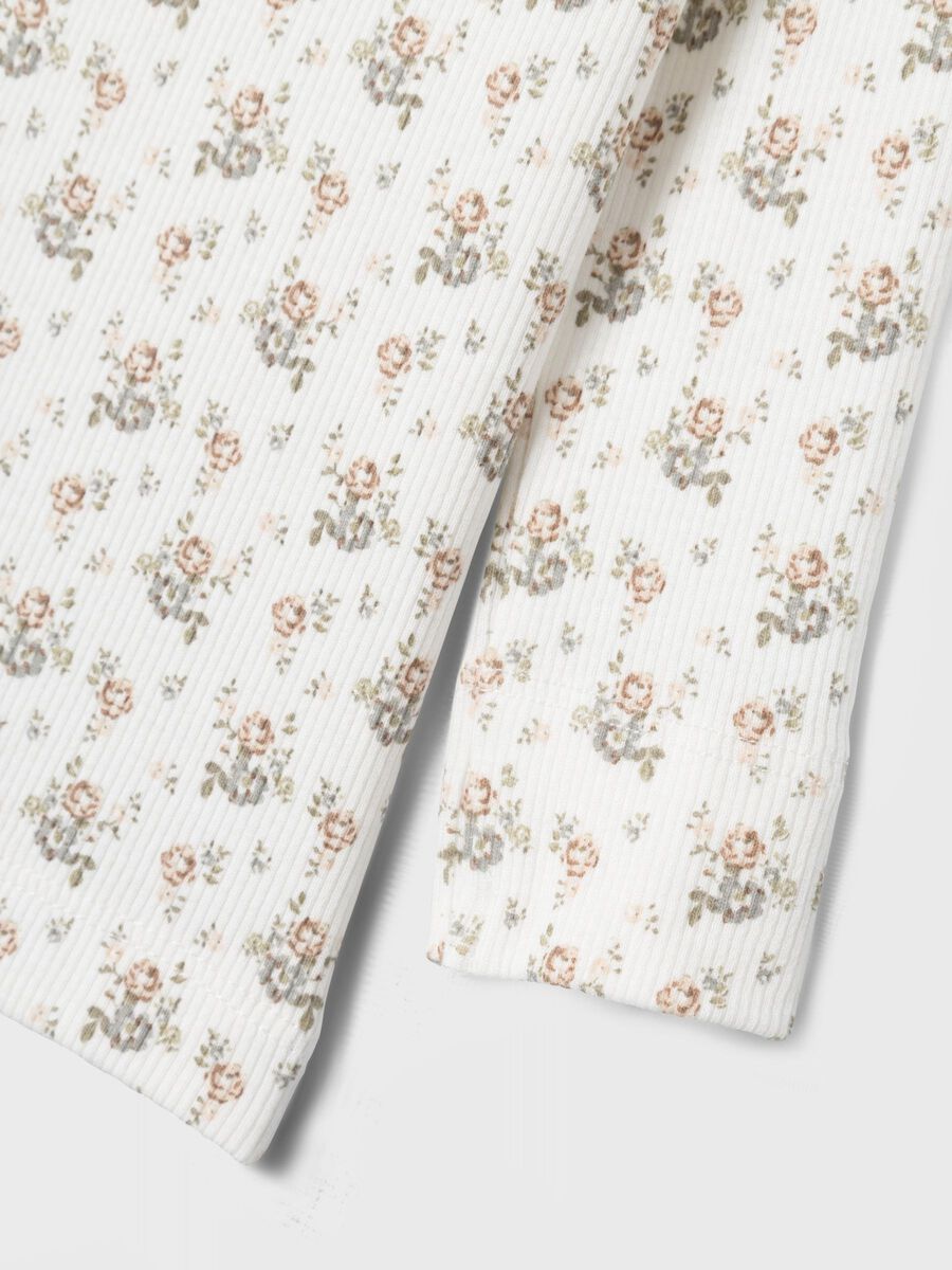 SLIM FIT TOP MET LANGE MOUWEN