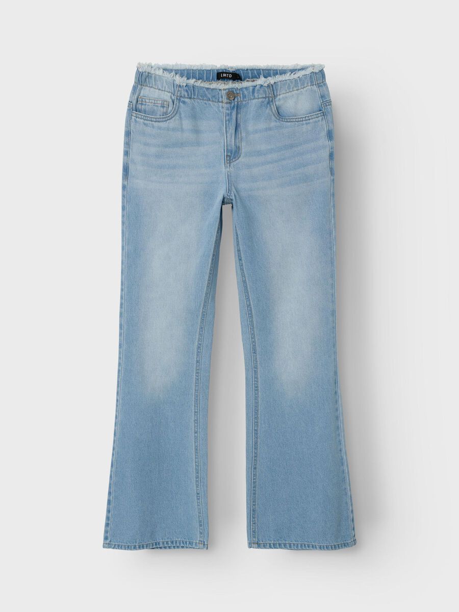 LOW-WAIST BOOTCUT JEANS