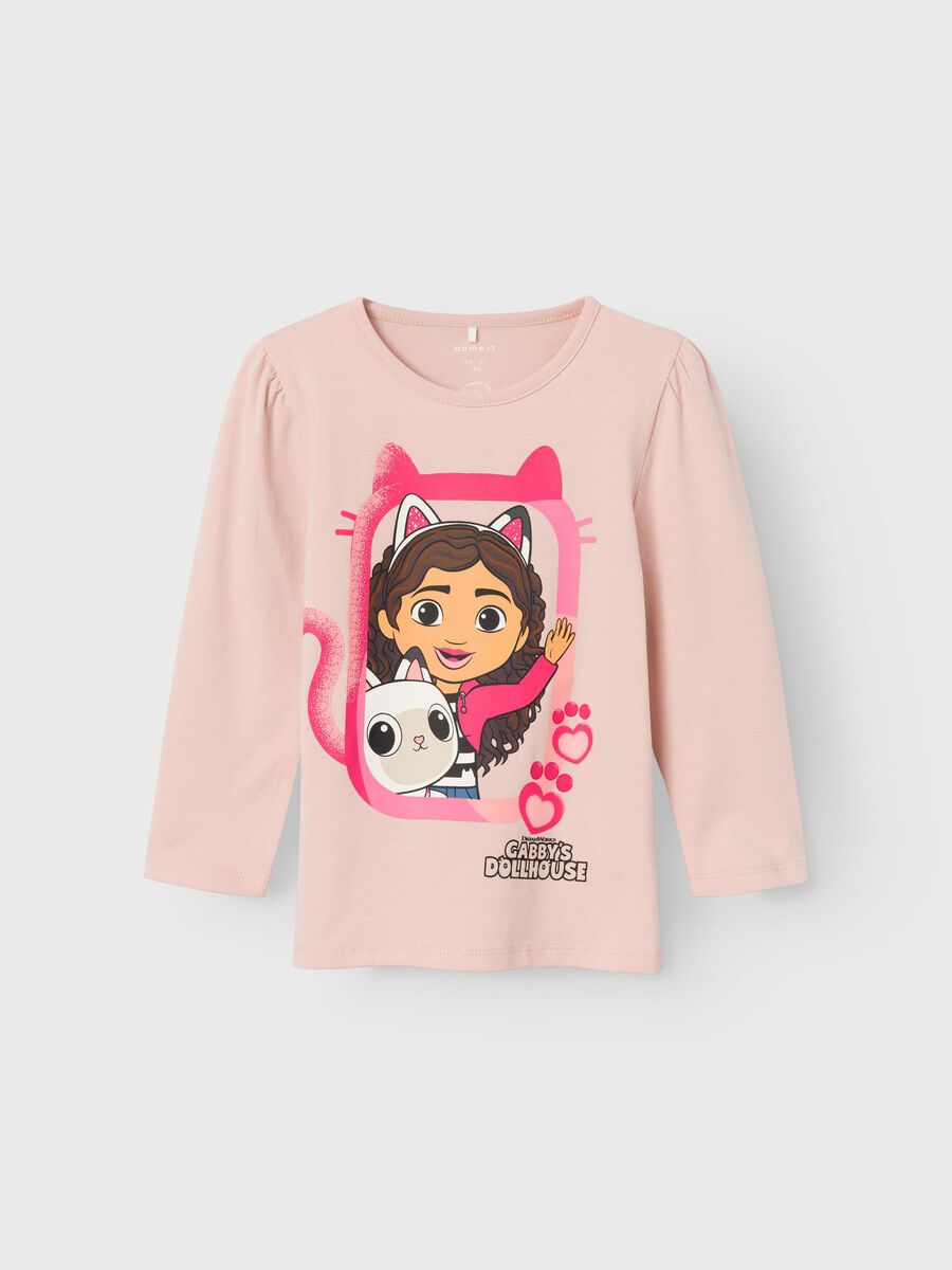 GABBY'S POPPENHUIS TOP MET LANGE MOUWEN