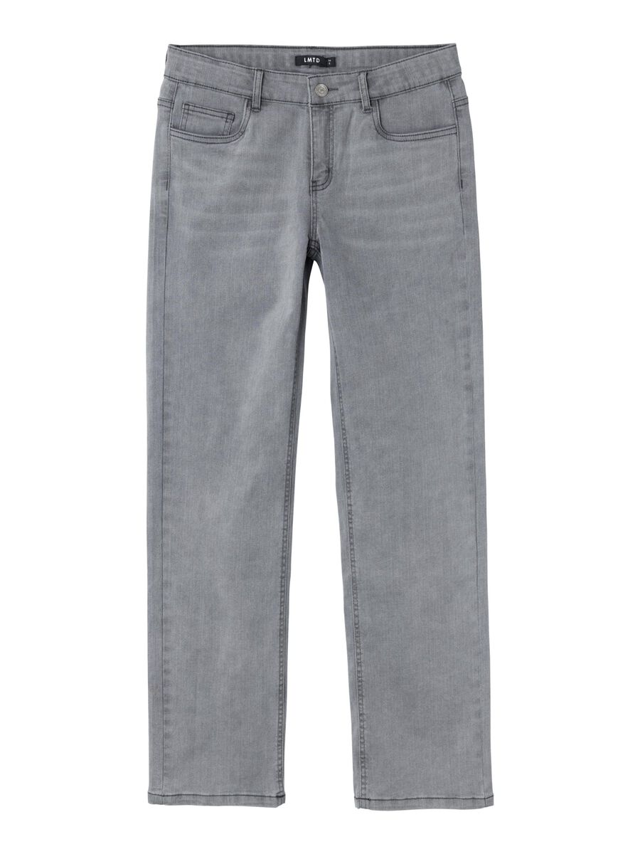 LOW-WAIST STRAIGHT LEG JEANS