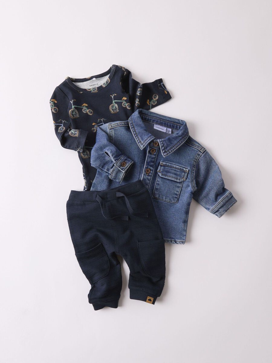 REGULAR FIT SPIJKERBLOUSE