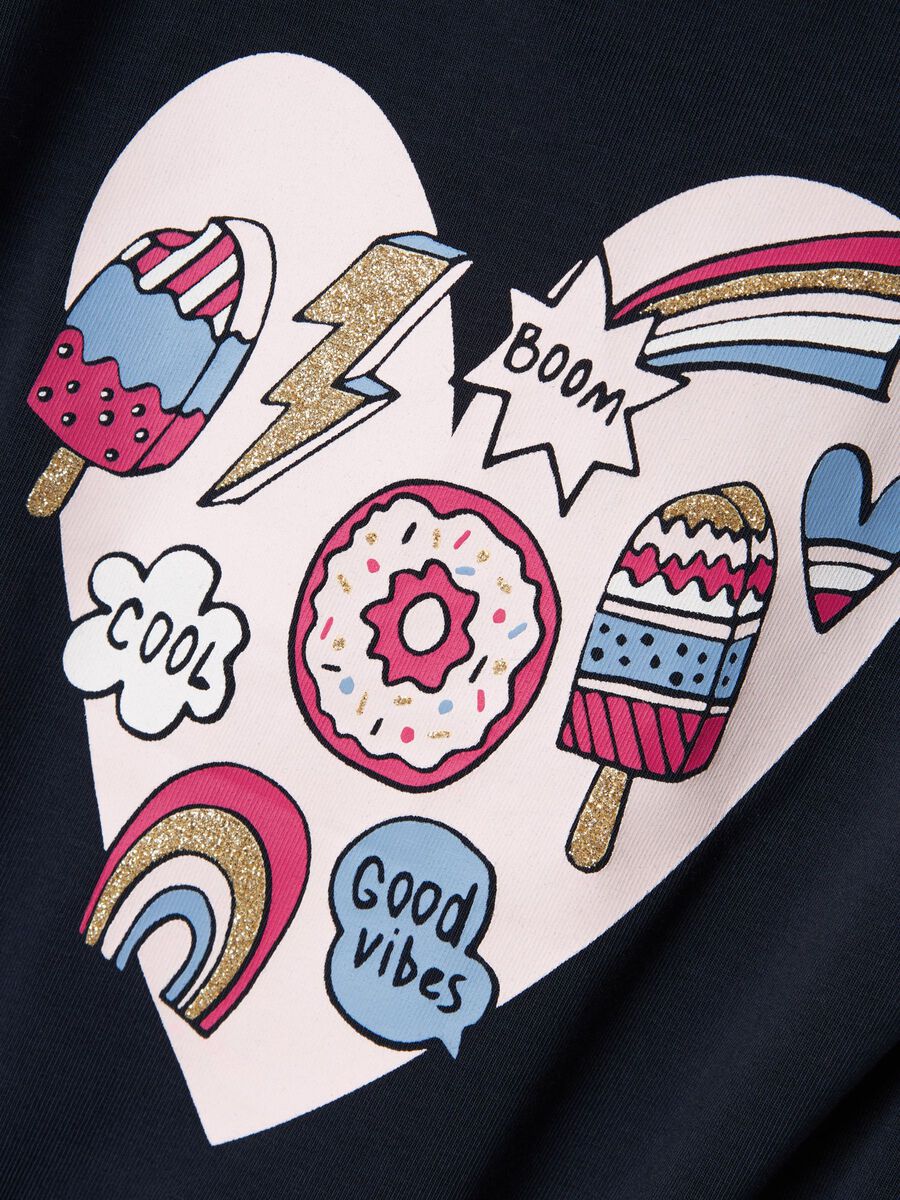 PRINT TOP MET LANGE MOUWEN