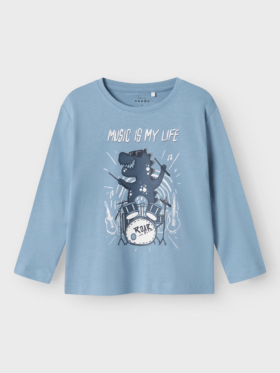 LOOSE FIT TOP MET LANGE MOUWEN