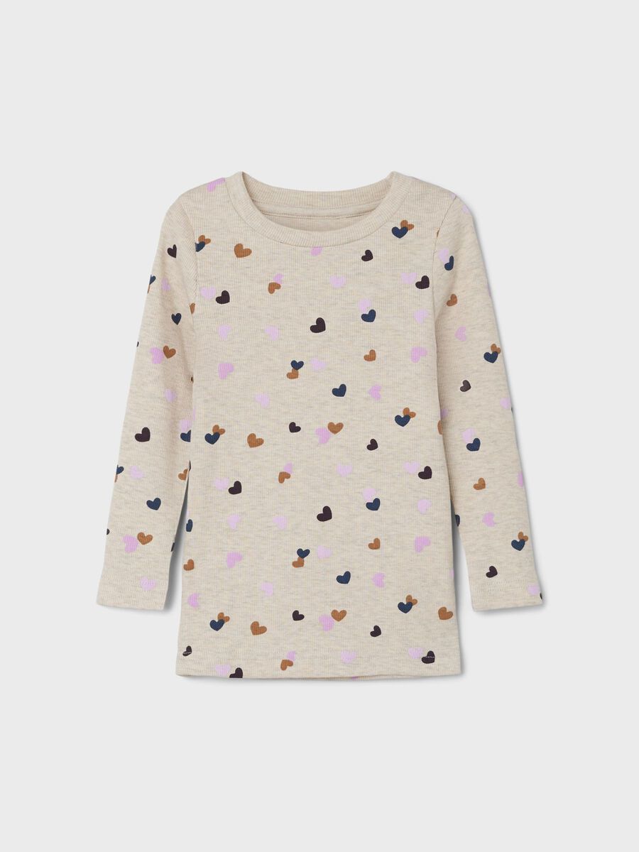 REGULAR FIT TOP MET LANGE MOUWEN