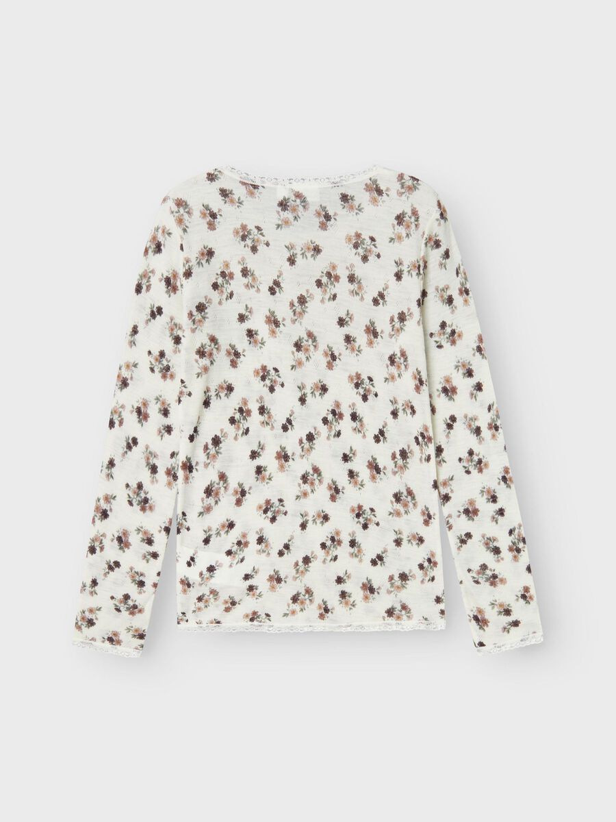 MERINO WOL TOP MET LANGE MOUWEN