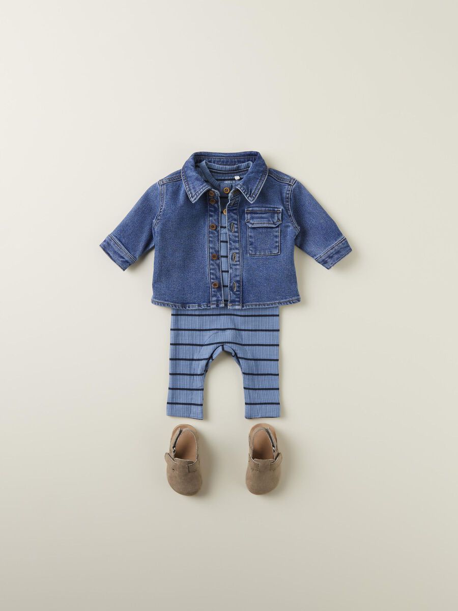 REGULAR FIT SPIJKERBLOUSE