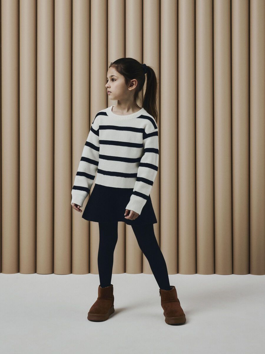 KORTE RIBGEBREIDE ROK