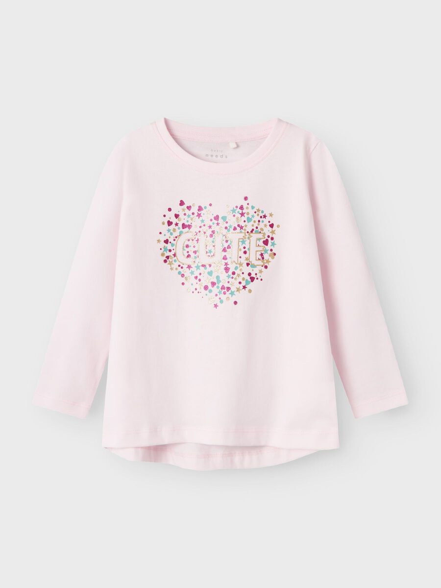 LOOSE FIT TOP MET LANGE MOUWEN