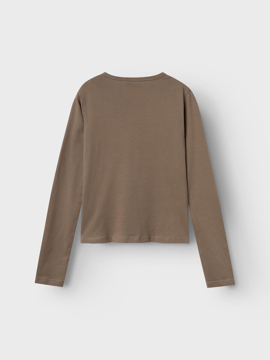 BIOLOGISCH KATOEN TOP MET LANGE MOUWEN