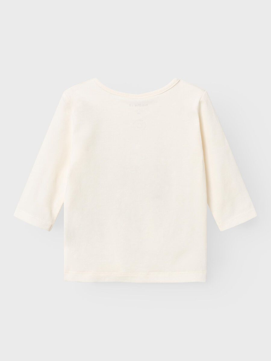 REGULAR FIT TOP MET LANGE MOUWEN