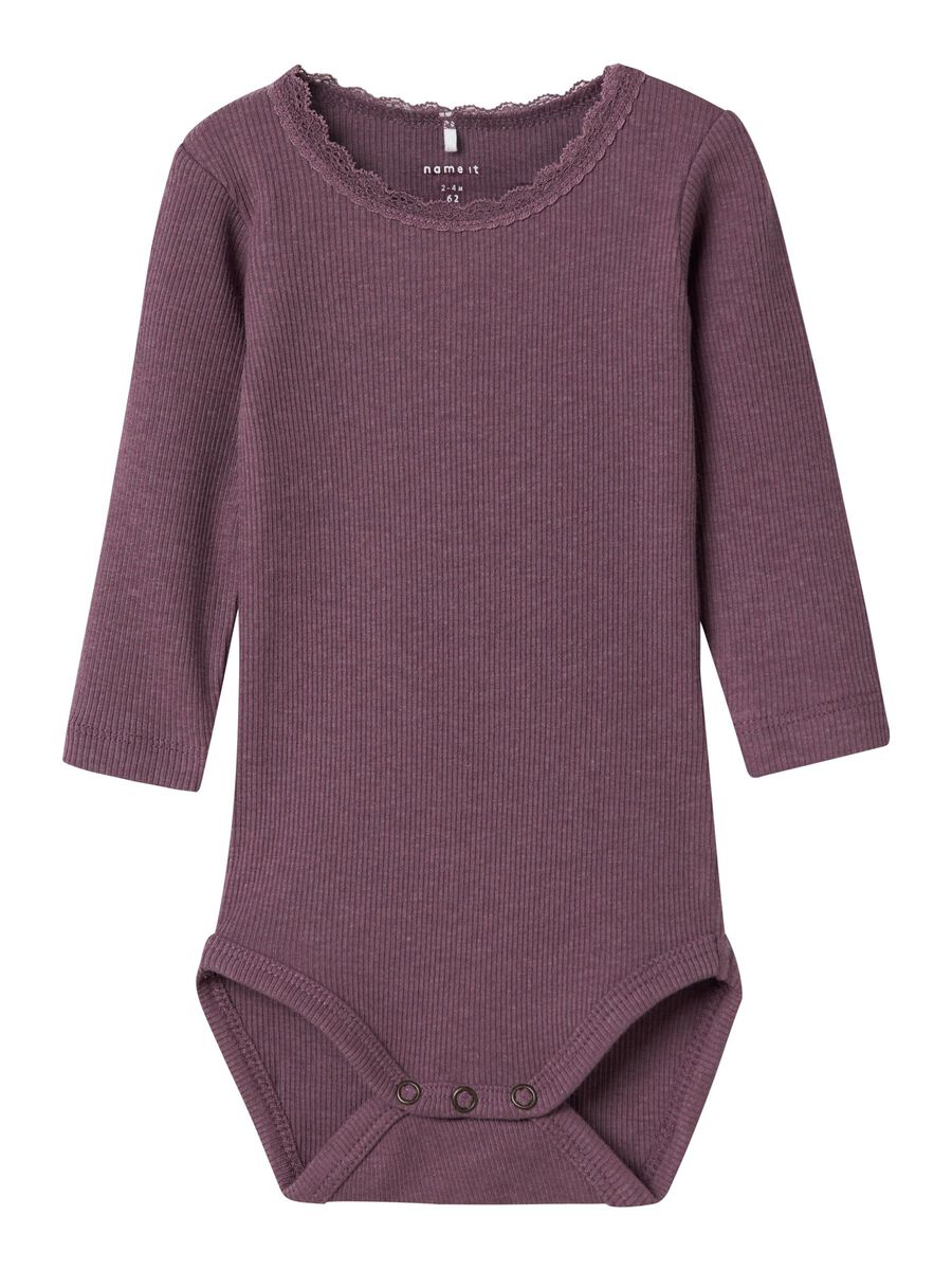 LANGE MOUWEN RIB ROMPER