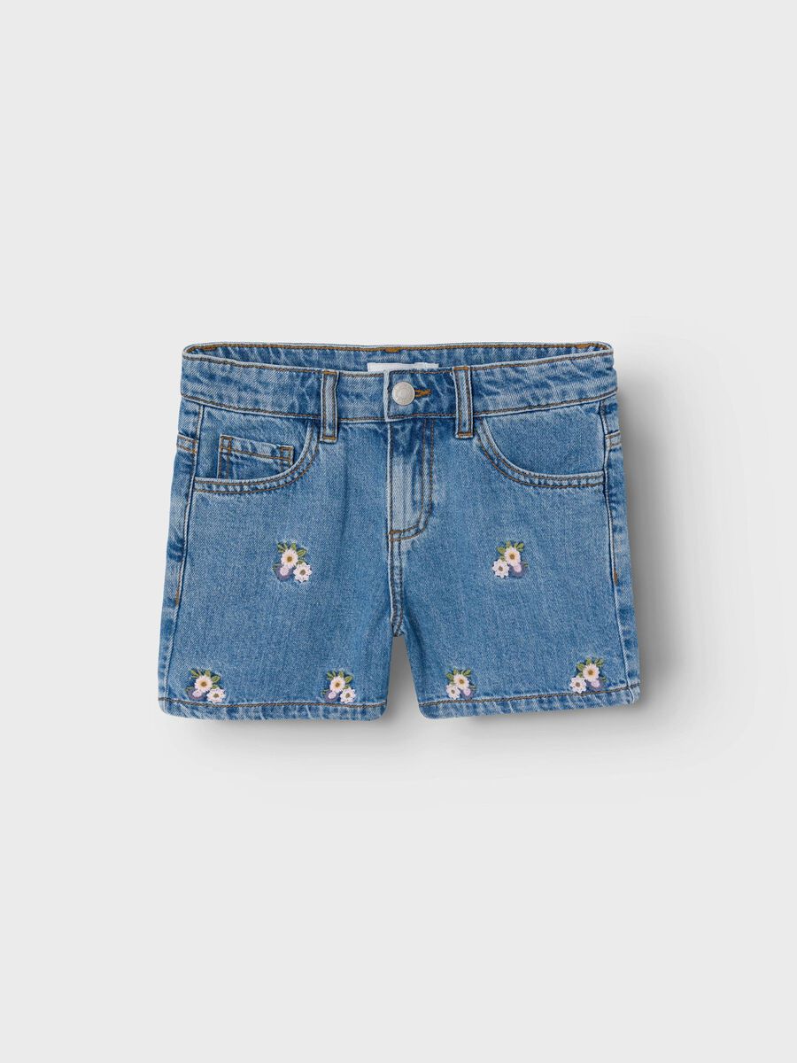 REGULAR FIT DENIM SHORT