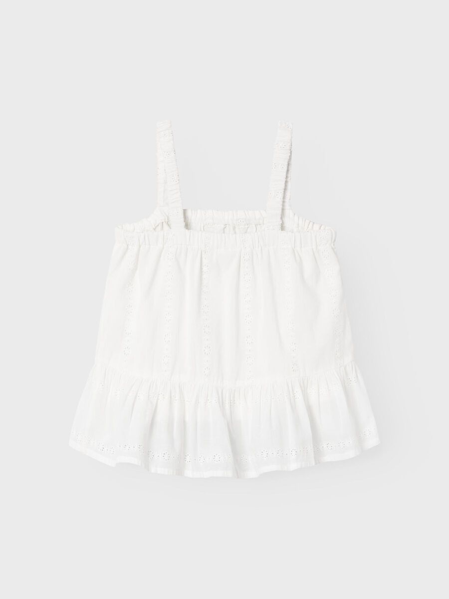 REGULAR FIT TOP MET BANDJES