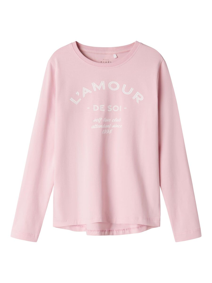 REGULAR FIT TOP MET LANGE MOUWEN