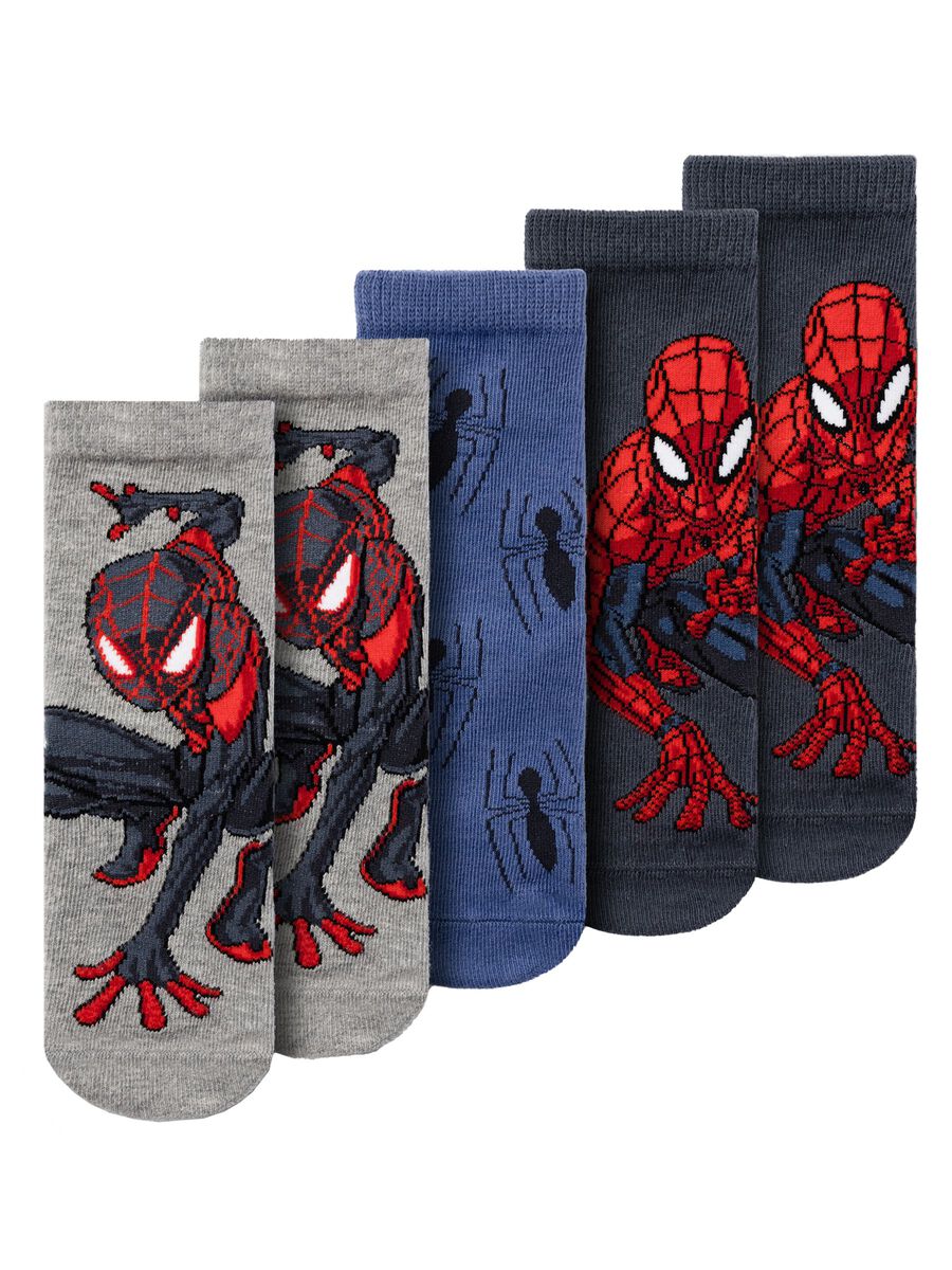 SPIDERMAN 5-PACK SOKKEN