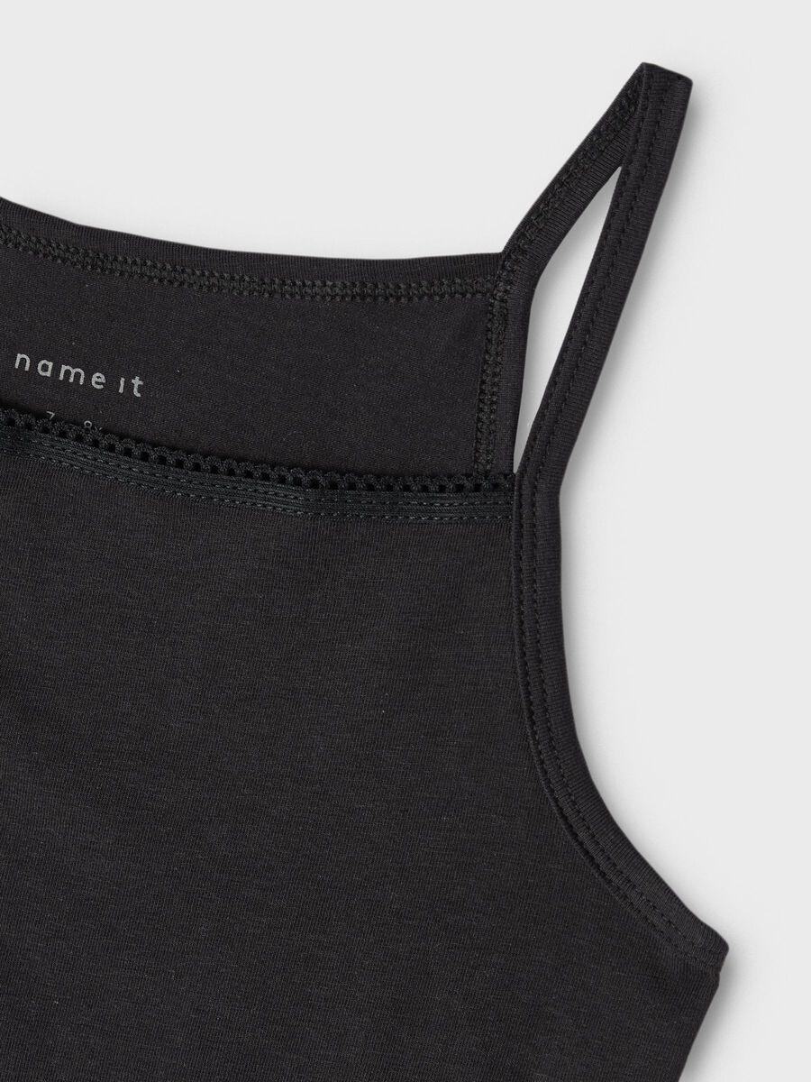 BASIC 2-PACK TOP MET BANDJES