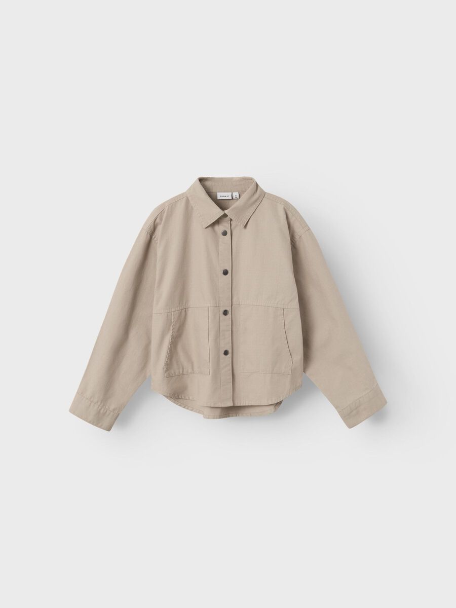 LANGE MOUWEN OVERSHIRT