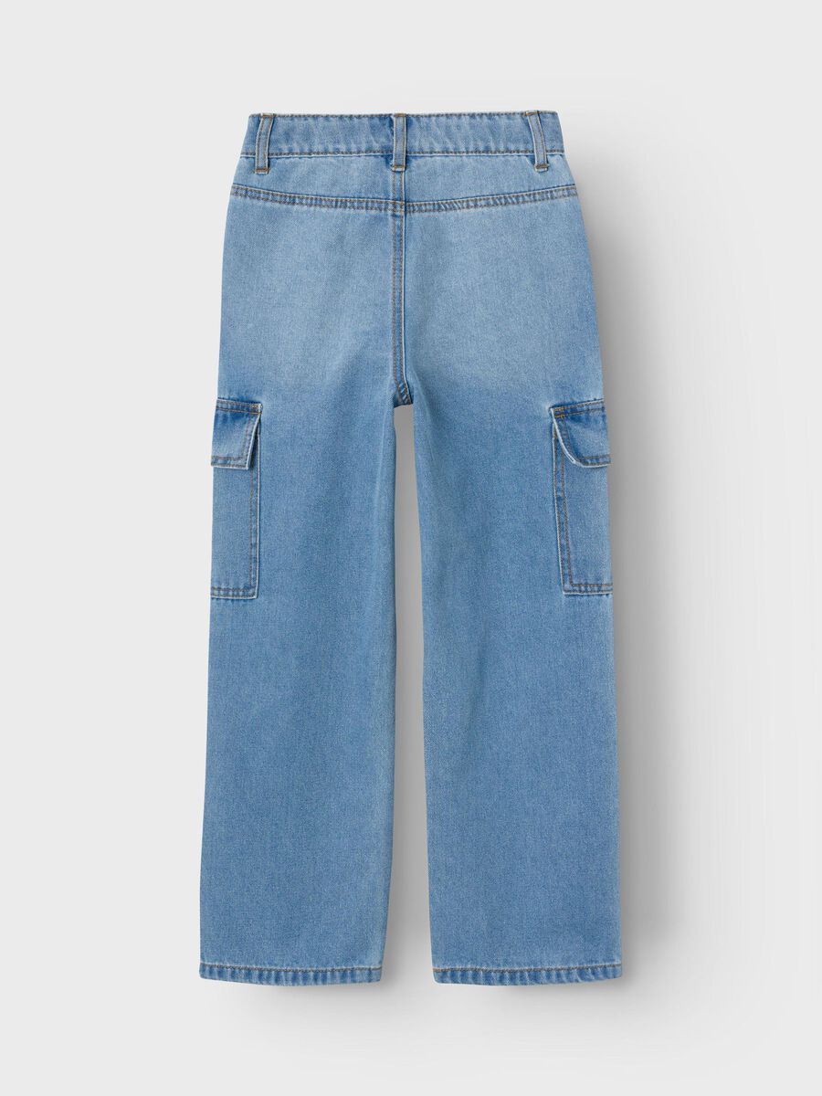 WIJDE PIJPEN CARGO JEANS