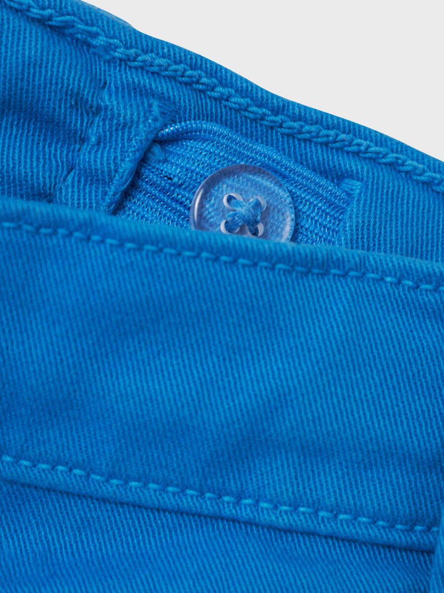 SLIM FIT TWILL SHORTS