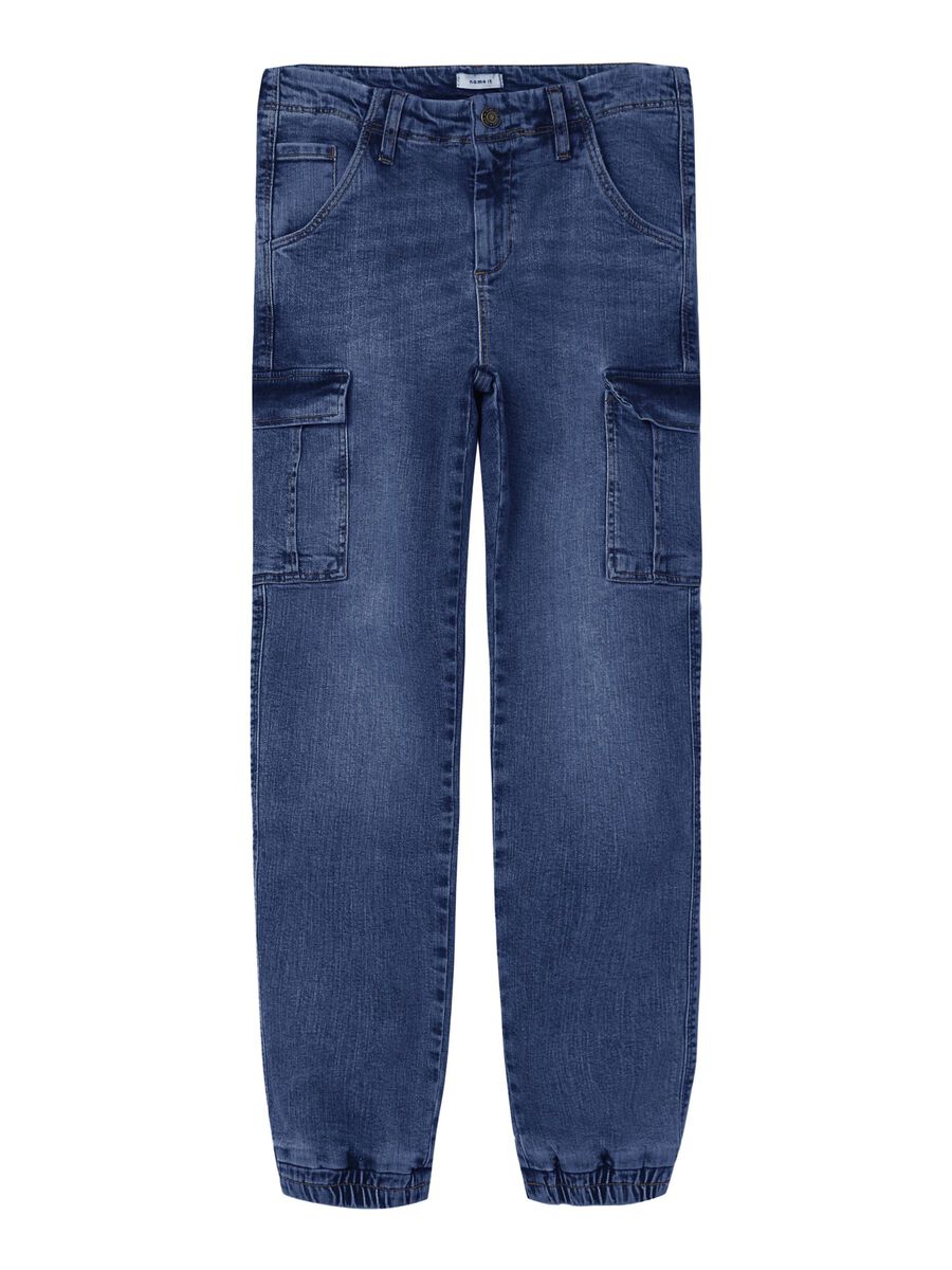 REGULAR FIT CARGO JEANS