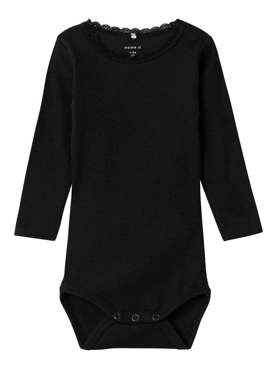 LANGE MOUWEN RIB ROMPER