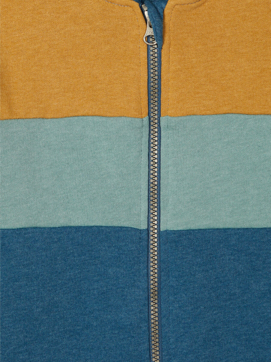 COLOURBLOCKING SWEATVEST