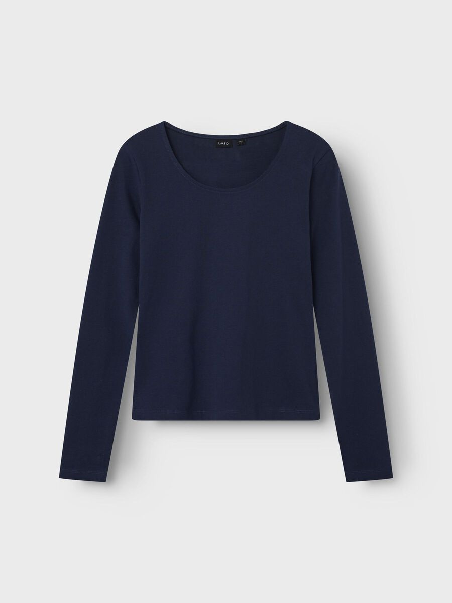 BIOLOGISCH KATOEN TOP MET LANGE MOUWEN