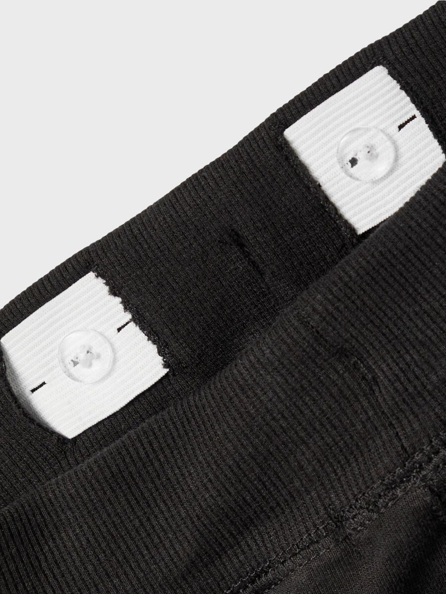 EFFEN GEKLEURDE SWEATBROEK