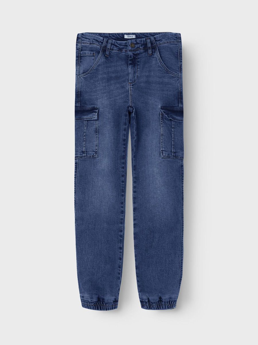 REGULAR FIT CARGO JEANS